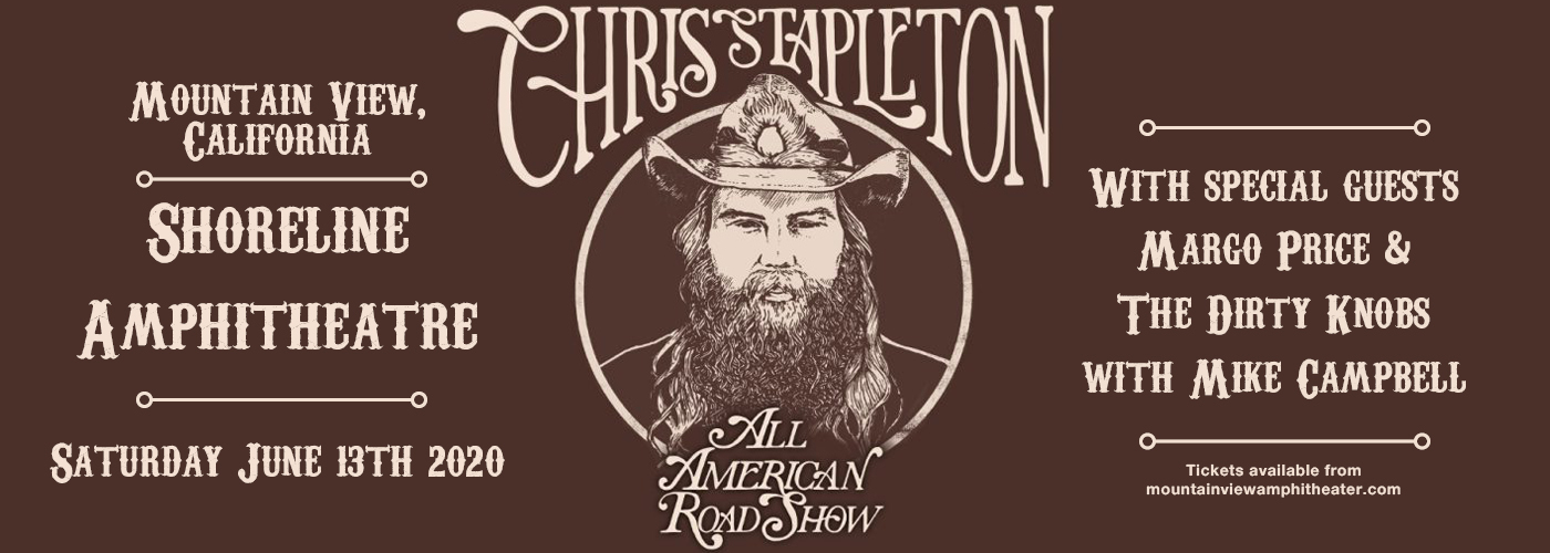 Chris Stapleton Tickets 18th June Shoreline Amphitheatre at