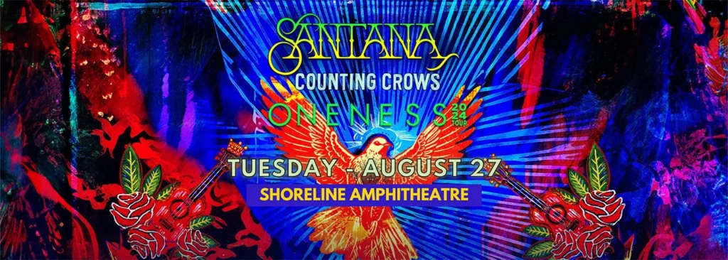 Santana & Counting Crows at Shoreline Amphitheatre - CA