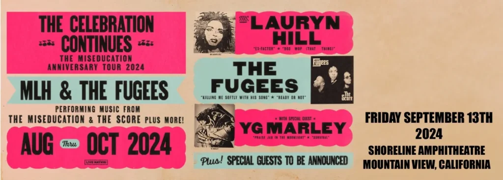 Lauryn Hill & The Fugees at Shoreline Amphitheatre - CA